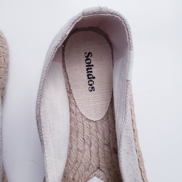 Soludos Tan Embroidered Tulip Espadrilles - Picture 3 of 7